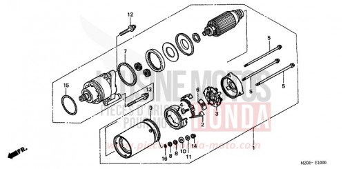 STARTING MOTOR GL1500C2 de 2002